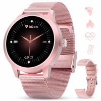 Pink Color Women Full Touch Screen Smart Watch & Fitness Tracker - H16